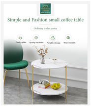 Load image into Gallery viewer, Randall - Wooden Marble Texture Coffee Table