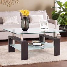 Load image into Gallery viewer, Flynn - Modern Nordic Rectangular Glass Coffee Table