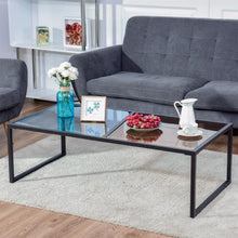 Load image into Gallery viewer, Theo - Rectangle Dual Color Glass Top Coffee Table