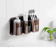 Load image into Gallery viewer, Storely - Three Vase Bathroom Organizer