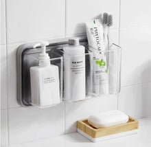 Load image into Gallery viewer, Storely - Three Vase Bathroom Organizer