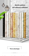 Load image into Gallery viewer, Marble Pattern Self-Adhesive Vinyl Wallpaper