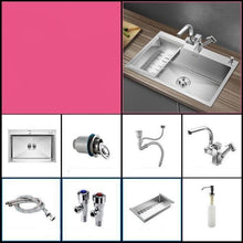 Load image into Gallery viewer, Huxon - Handmade Stainless Steel Lead-Free Large Kitchen Sink