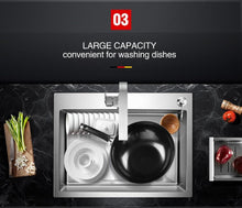 Load image into Gallery viewer, Huxon - Handmade Stainless Steel Lead-Free Large Kitchen Sink
