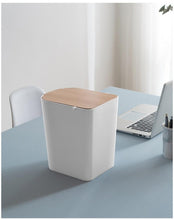 Load image into Gallery viewer, Modern Wooden Office Trash Can