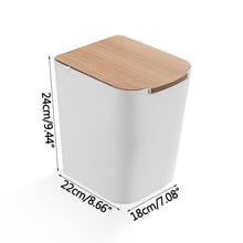 Load image into Gallery viewer, Modern Wooden Office Trash Can