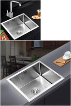 Load image into Gallery viewer, Brantley - Single Handmade Stainless Steel Kitchen Sink