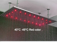 Load image into Gallery viewer, Massimo - Luxury LED Rainfall Ceiling Shower Head