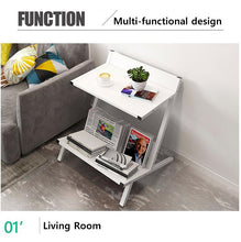 Load image into Gallery viewer, Ida - Double Layer Wooden Coffee Table Organizer