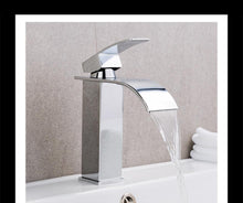 Load image into Gallery viewer, Val - Deck Mounted Waterfall Spout Chrome Bathroom Faucet