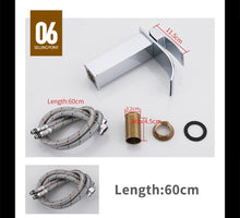 Load image into Gallery viewer, Val - Deck Mounted Waterfall Spout Chrome Bathroom Faucet