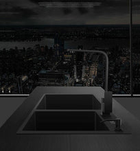 Load image into Gallery viewer, Ari - Black Nano Antibacterial Stainless Steel Double Bowl Kitchen SInk