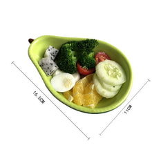 Load image into Gallery viewer, Milly - Glazed Colored Ceramic Avocado Plate
