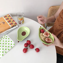Load image into Gallery viewer, Milly - Glazed Colored Ceramic Avocado Plate