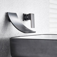 Load image into Gallery viewer, Leon - Chrome Wall Mount Waterfall Flow Single Handle Faucet