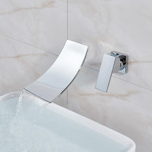 Load image into Gallery viewer, Leon - Chrome Wall Mount Waterfall Flow Single Handle Faucet