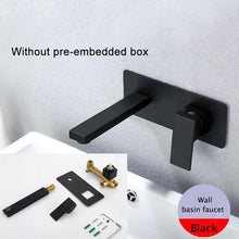 Load image into Gallery viewer, Odell - Luxurious Matte Black Wall Mounted Bathroom Faucet