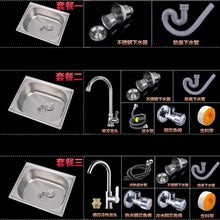 Load image into Gallery viewer, Matteo - Single Thick Stainless Steel Basin Kitchen Sink