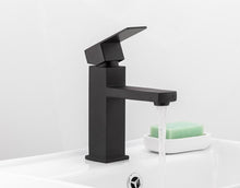 Load image into Gallery viewer, Delmer - Black Stainless Steel Square Bathroom Faucet