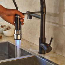 Load image into Gallery viewer, Carylon - LED Kitchen Spring Deck Mounted Faucet
