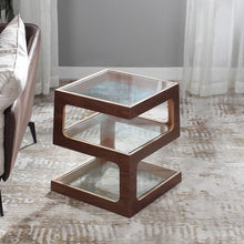 Load image into Gallery viewer, Thierry - Three Tier Walnut End Table