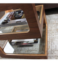 Load image into Gallery viewer, Thierry - Three Tier Walnut End Table