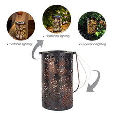 Load image into Gallery viewer, Mateo - Leaf Pattern Shadow Cast Lantern