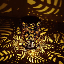 Load image into Gallery viewer, Mateo - Leaf Pattern Shadow Cast Lantern