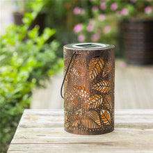 Load image into Gallery viewer, Mateo - Leaf Pattern Shadow Cast Lantern