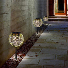 Load image into Gallery viewer, Jamila - Solar Garden Shadow Cast Lantern