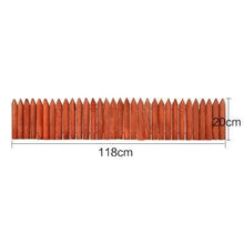 Load image into Gallery viewer, Picket - Wooden Pile Flowerbed Fence