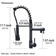 Load image into Gallery viewer, Carylon - LED Kitchen Spring Deck Mounted Faucet