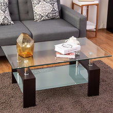 Load image into Gallery viewer, Flynn - Modern Nordic Rectangular Glass Coffee Table