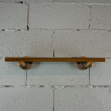 Load image into Gallery viewer, Industrial Vintage Wood Finish Wall Mounted Shelf
