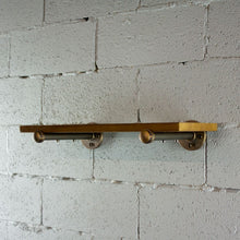 Load image into Gallery viewer, Industrial Vintage Wood Finish Wall Mounted Shelf
