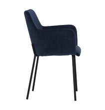 Load image into Gallery viewer, Desta - Navy Blue Dining Armchair
