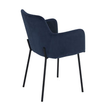 Load image into Gallery viewer, Desta - Navy Blue Dining Armchair
