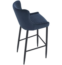 Load image into Gallery viewer, Saskia - Navy Blue Bar Stool
