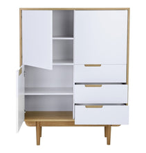 Load image into Gallery viewer, Nakula - Oak &amp; White Tall Sideboard
