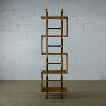 Load image into Gallery viewer, Modern Five Shelf Open Pipe Display Bookcase
