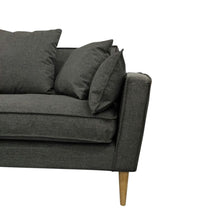 Load image into Gallery viewer, Olivia - 3-Seater Grey Sofa &amp; Ottoman
