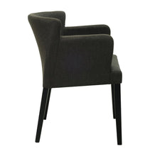 Load image into Gallery viewer, Rhoda - Mud &amp; Black Armrest Dining Chair
