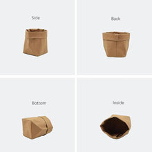 Load image into Gallery viewer, Whitely - Reusable Artful Kraft Paper Flower Plant Pot
