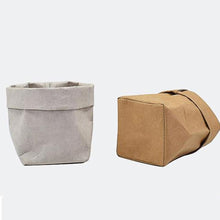 Load image into Gallery viewer, Whitely - Reusable Artful Kraft Paper Flower Plant Pot
