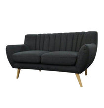 Load image into Gallery viewer, Lilly - 2-Seater Dark Grey Sofa
