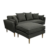 Load image into Gallery viewer, Olivia - 3-Seater Grey Sofa &amp; Ottoman
