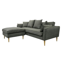 Load image into Gallery viewer, Olivia - 3-Seater Grey Sofa &amp; Ottoman
