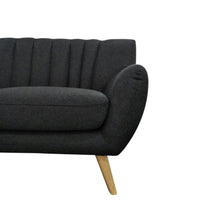 Load image into Gallery viewer, Lilly - 2-Seater Dark Grey Sofa
