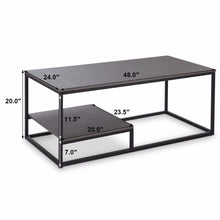 Load image into Gallery viewer, Cullen - Modern Nordic Living Room Coffee Table with Shelf
