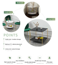 Load image into Gallery viewer, Randall - Wooden Marble Texture Coffee Table
